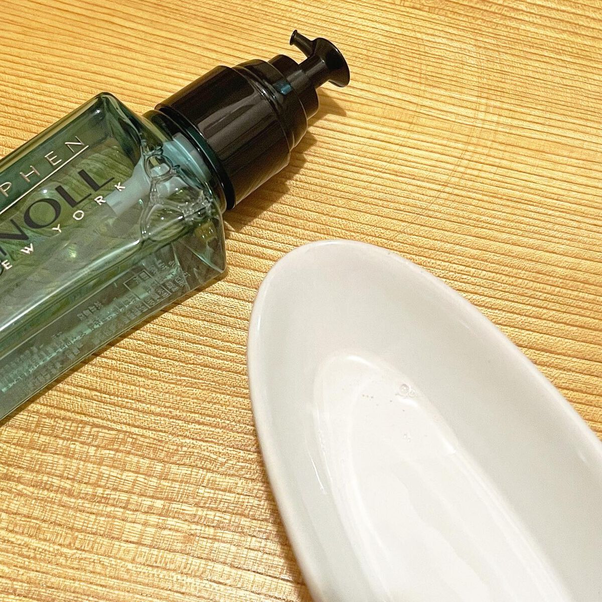 フォルムコントロール ヘアオイル Ｗ/スティーブンノル ニューヨーク/ヘアオイルを使ったクチコミ（3枚目）