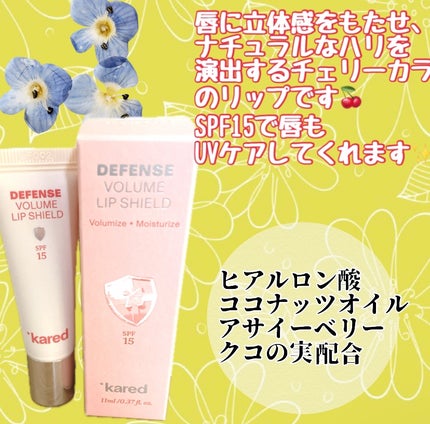 DEFENSE VOLUME LIP SHILD /*kared/リップバームを使ったクチコミ(2枚目)