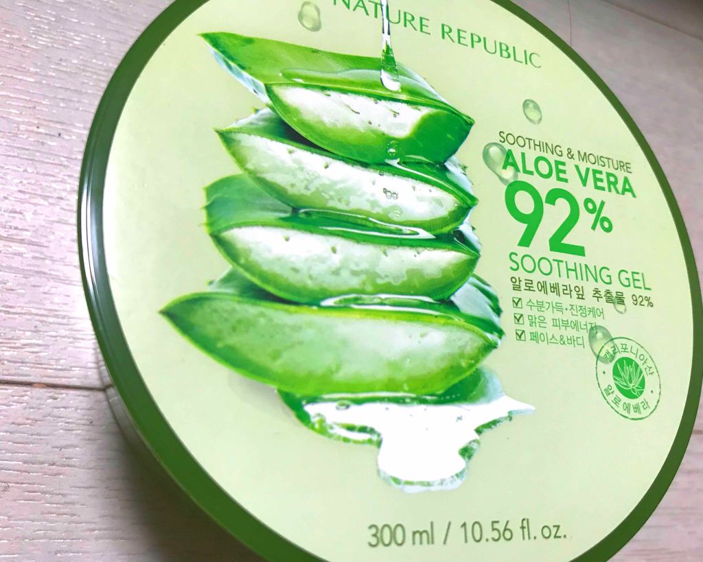 マイルド&モイスチャーアロエジェル/ネイチャーリパブリック/ボディローションを使ったクチコミ(1枚目)