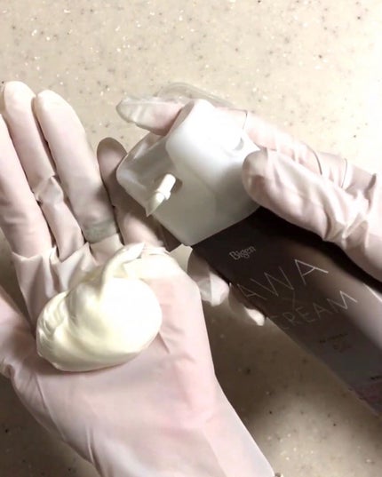 泡クリームカラー/ビゲン/ヘアカラーを使ったクチコミ(4枚目)