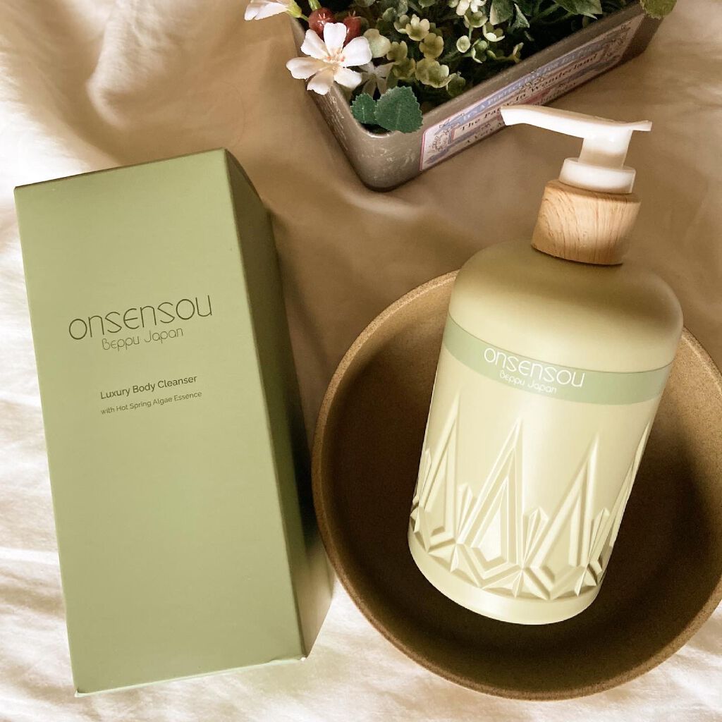 ONSENSOU 温泉藻配合ボディクレンザーのクチコミ「⁡
⁡
⁡
𓃟
⁡
お風呂タイムはやっぱり香りが大切
って方多いんじゃないかな？
⁡
⁡
⁡
.....」（1枚目）