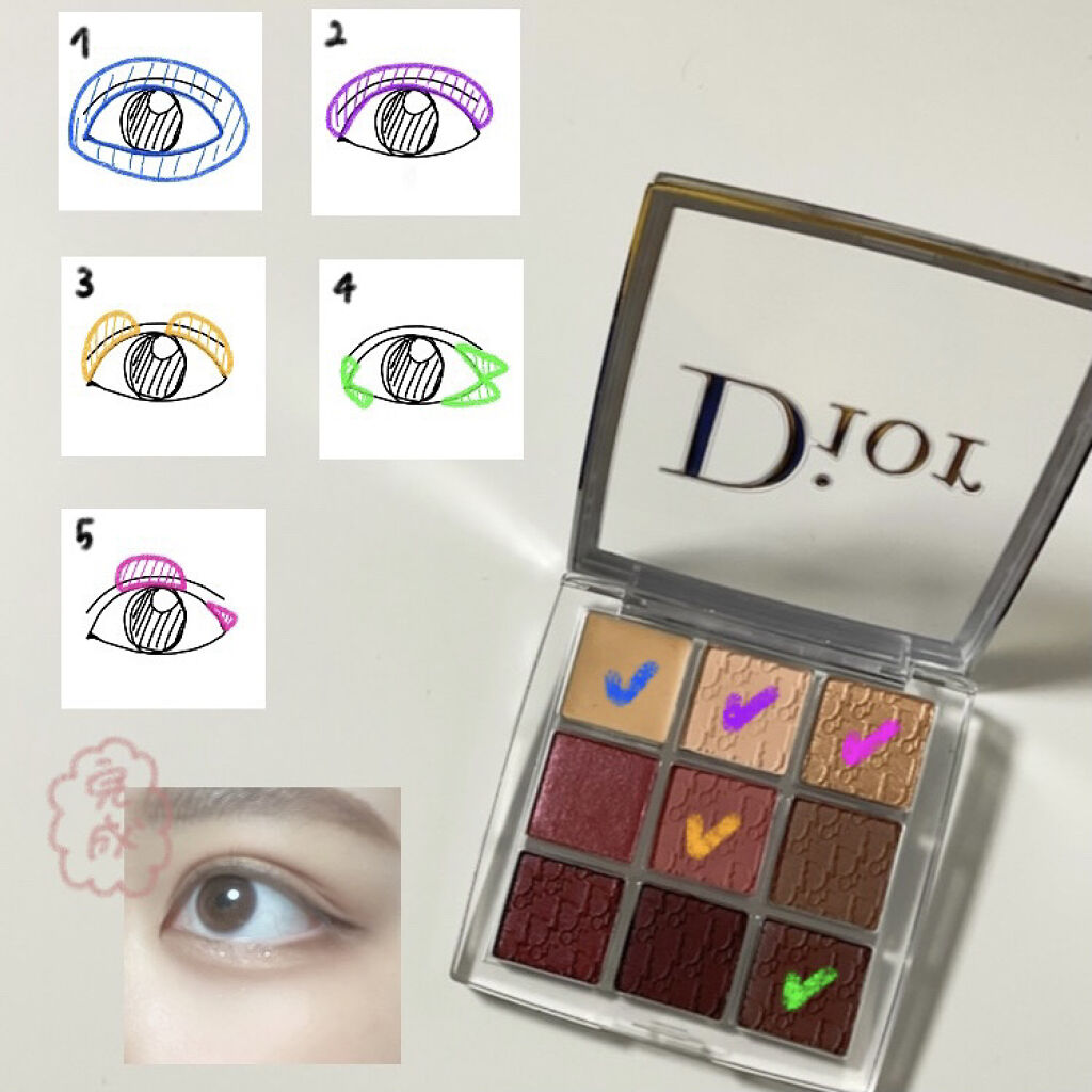 ディオール バックステージ アイ パレット/Dior/アイシャドウパレットを使ったクチコミ（2枚目）