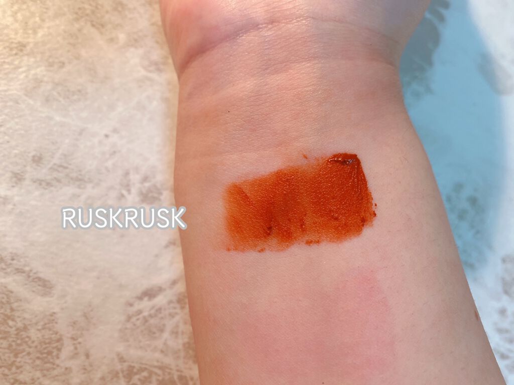 ジューシーラスティングティント/rom&nd/リップティントを使ったクチコミ(5枚目)