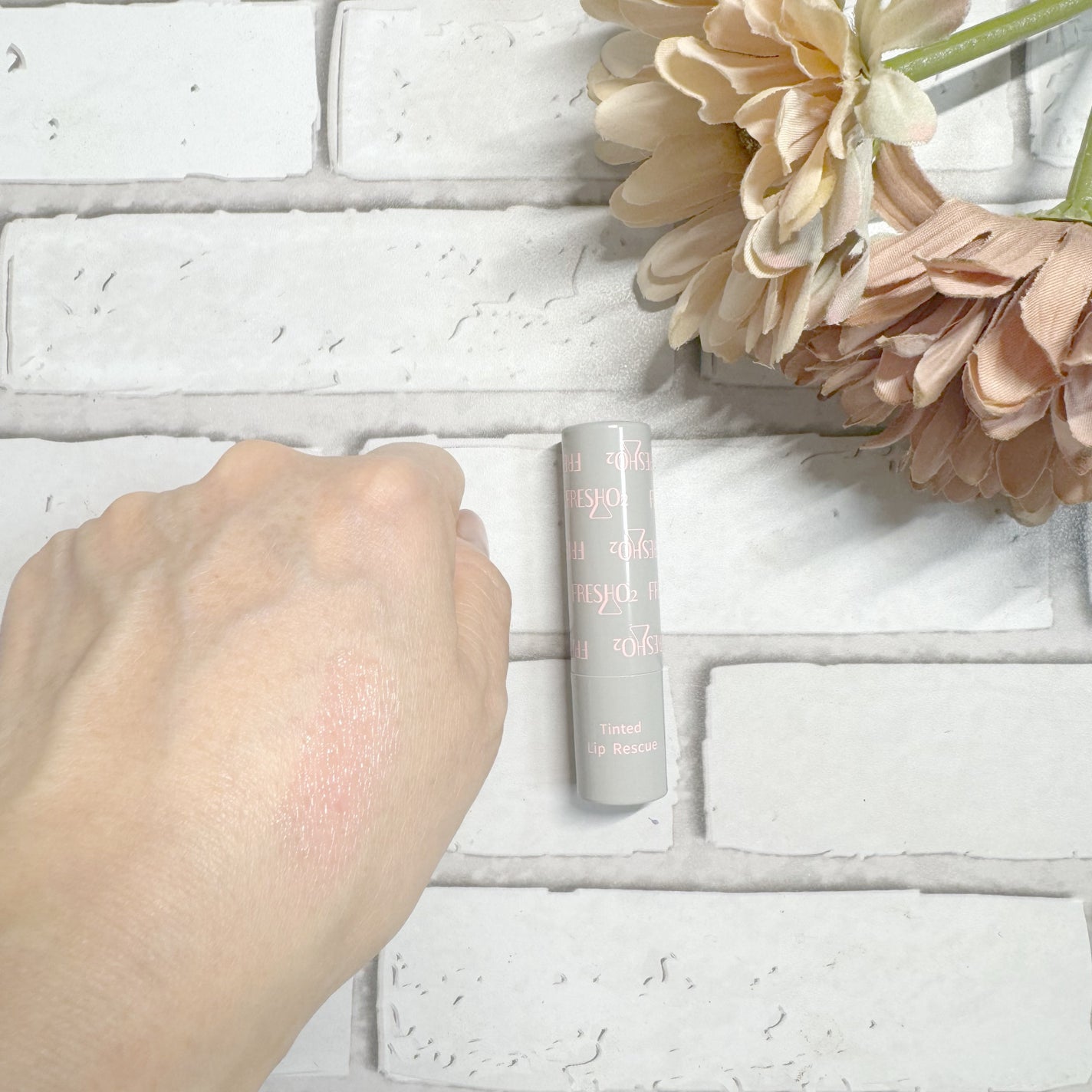 ティントリップレスキュー/FRESHO2/リップバームを使ったクチコミ(4枚目)