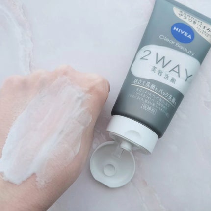 ニベア2WAY美容洗顔/ニベア/洗顔フォームを使ったクチコミ(3枚目)