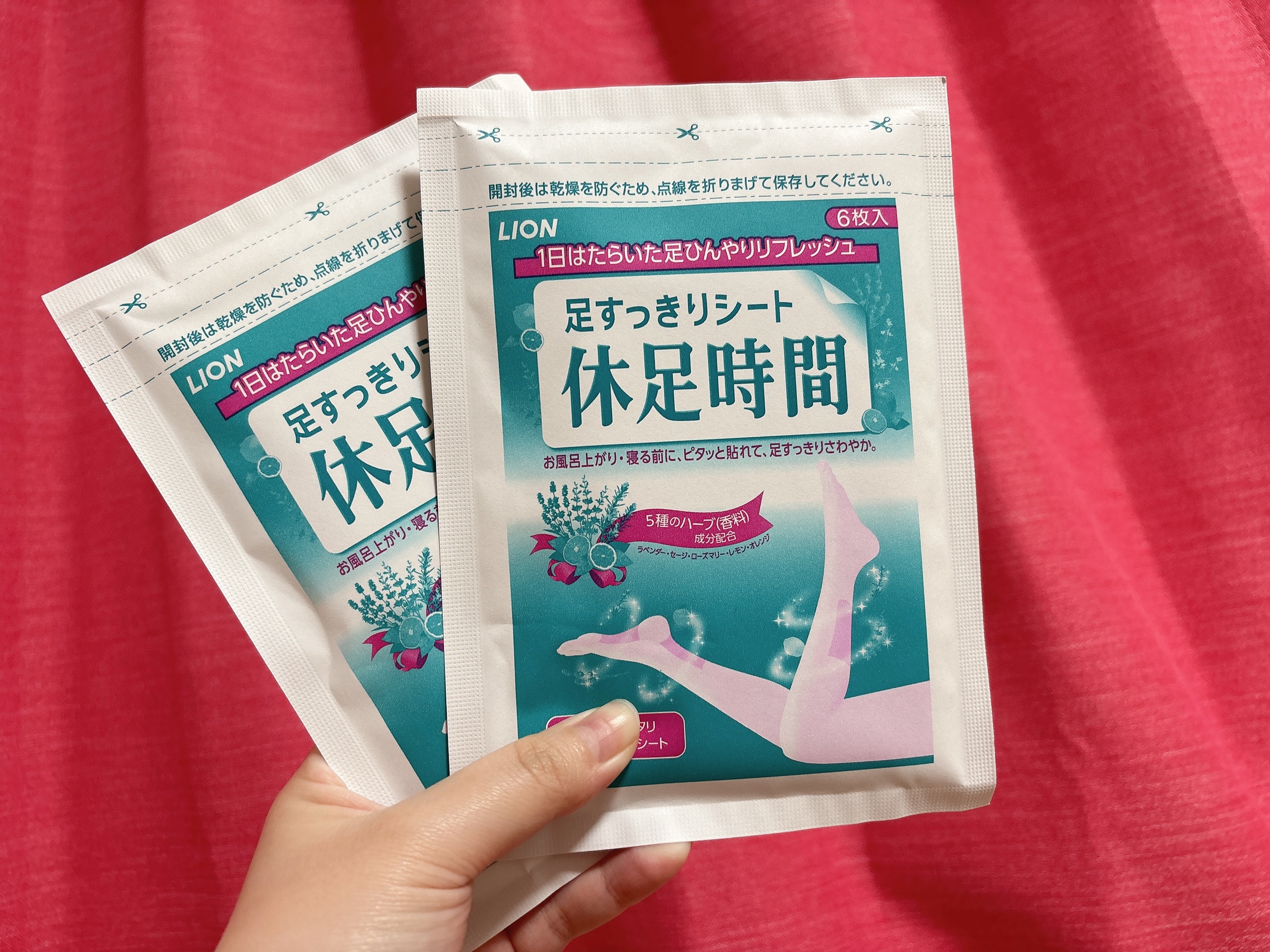 休足時間　足すっきりシート/休足時間/レッグ・フットケアを使ったクチコミ（1枚目）