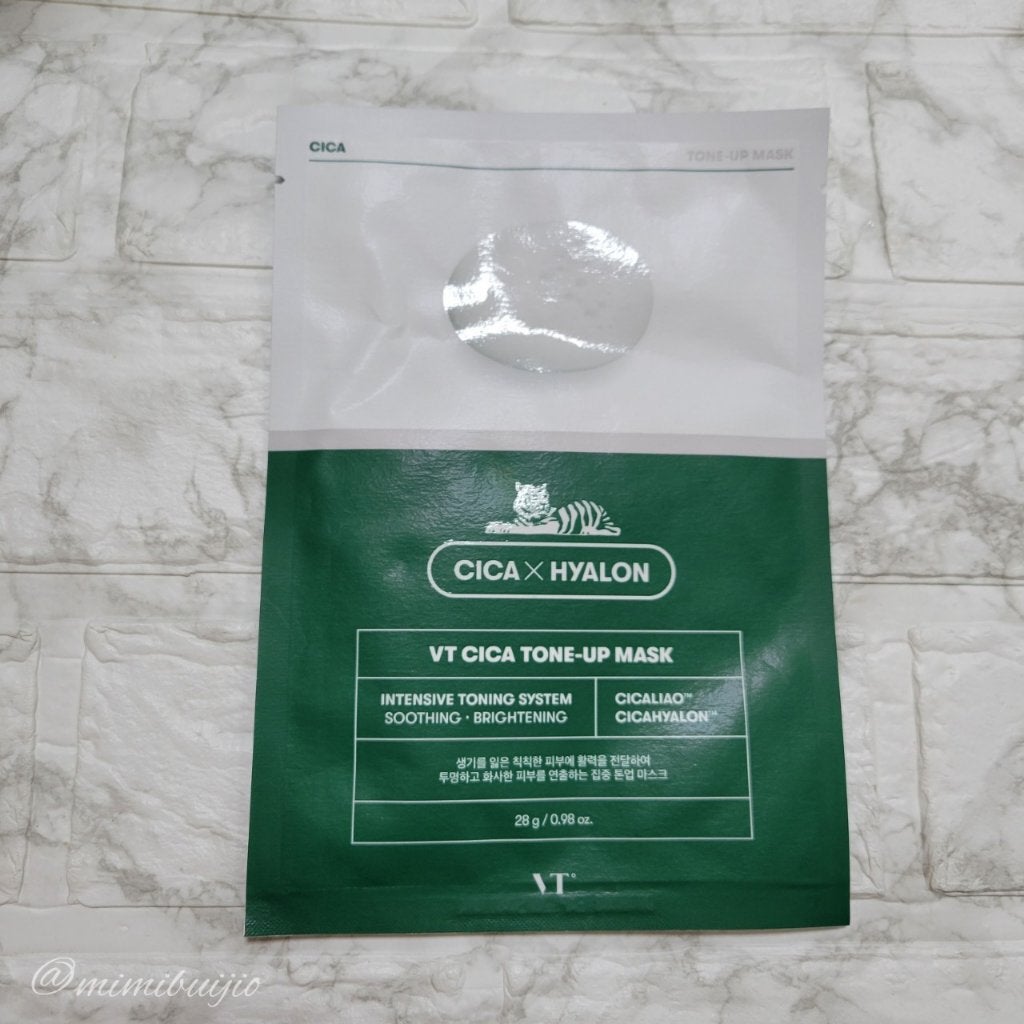 CICA トーンアップマスク/VT/シートマスク・パックを使ったクチコミ(1枚目)