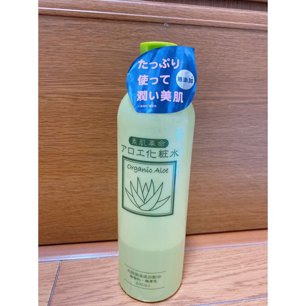 アロエ化粧水 大容量 500mL/NID(日本ドラッグチェーン)/化粧水を使ったクチコミ（1枚目）