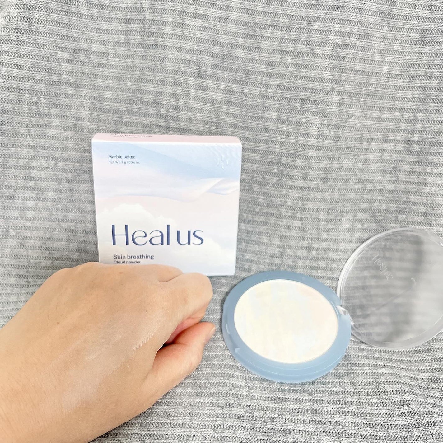 クラウドパウダー/Healus/プレストパウダーを使ったクチコミ(5枚目)
