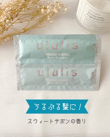 ウォーターコンク モイストシャンプー/ヘアトリートメント/ululis/シャンプー・コンディショナーを使ったクチコミ（1枚目）