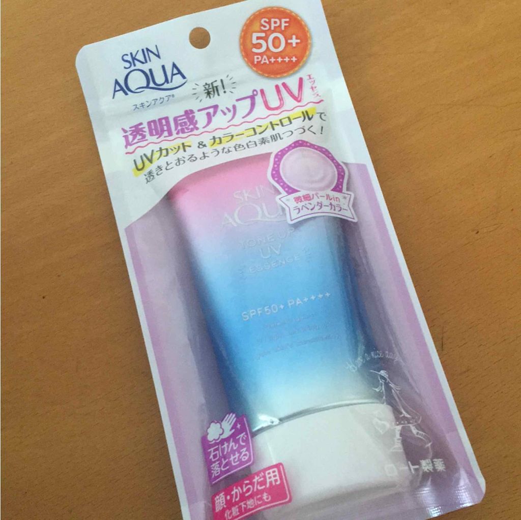 スキンアクア トーンアップUVエッセンス/スキンアクア/日焼け止めクリームを使ったクチコミ(1枚目)