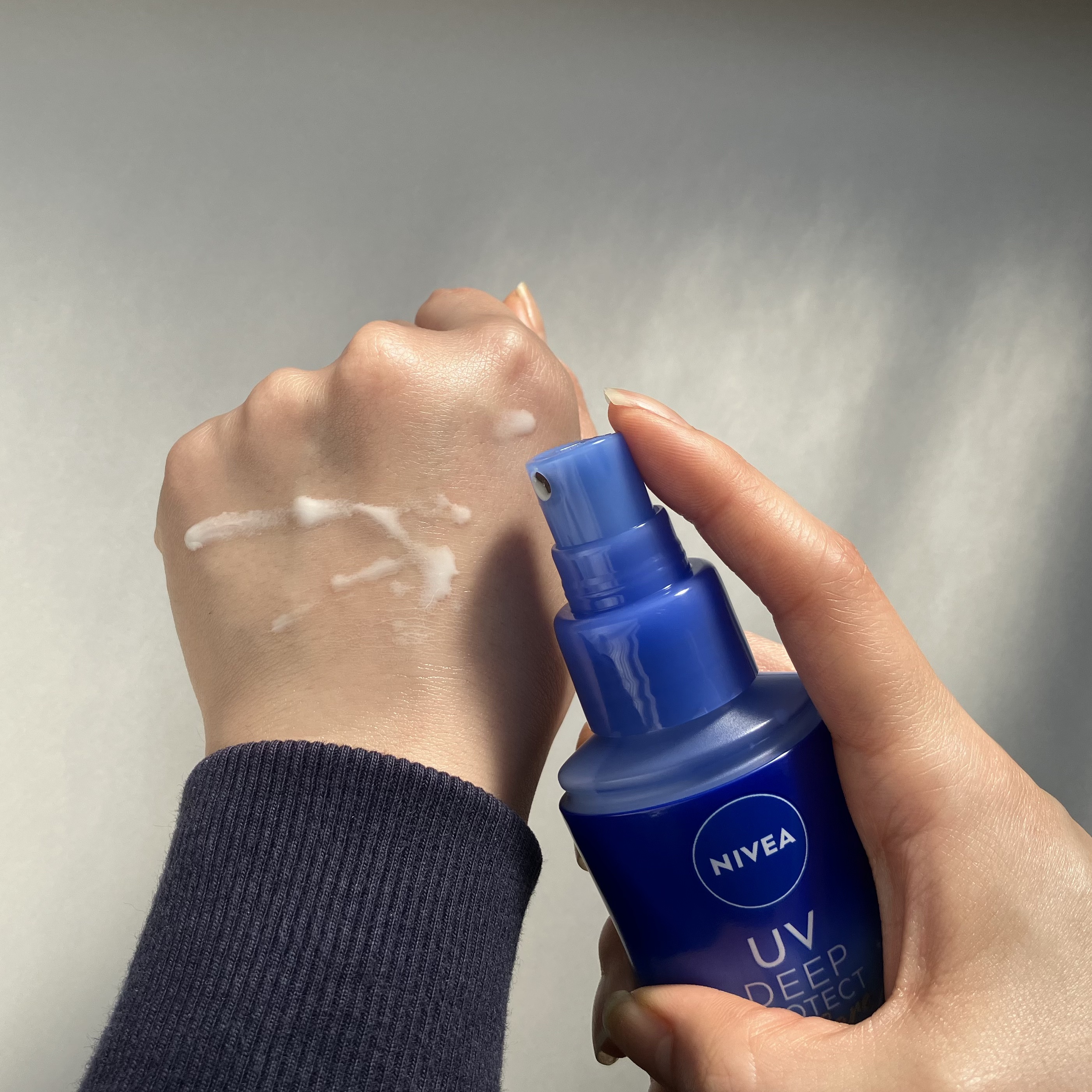 ニベアUV ディーププロテクト＆ケア ミルクミスト/ニベア/日焼け止めミスト・スプレーを使ったクチコミ（2枚目）