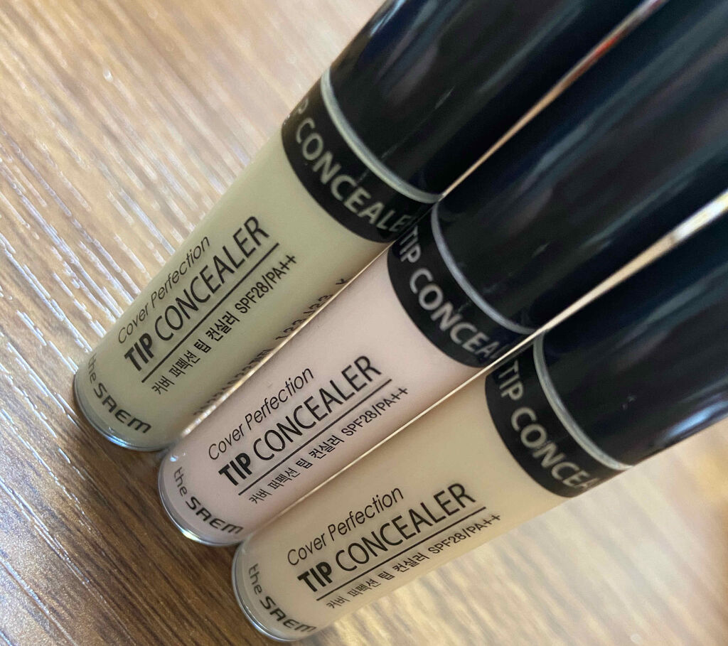 カバーパーフェクション チップコンシーラー/the SAEM/リキッドコンシーラーを使ったクチコミ（2枚目）