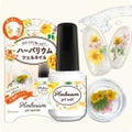 ハーバリウムジェルネイルキット ミモザスター