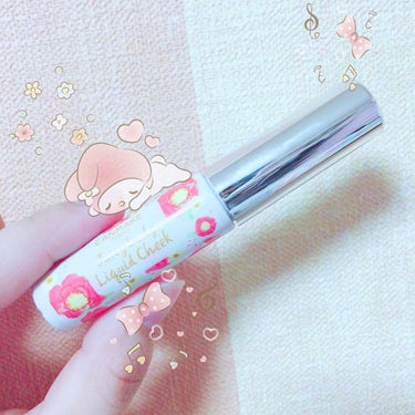 ♥K♥ on LIPS 「#キャンメイク#ジューシーレディリキッドチーク02マンゴーオレ..」（1枚目）