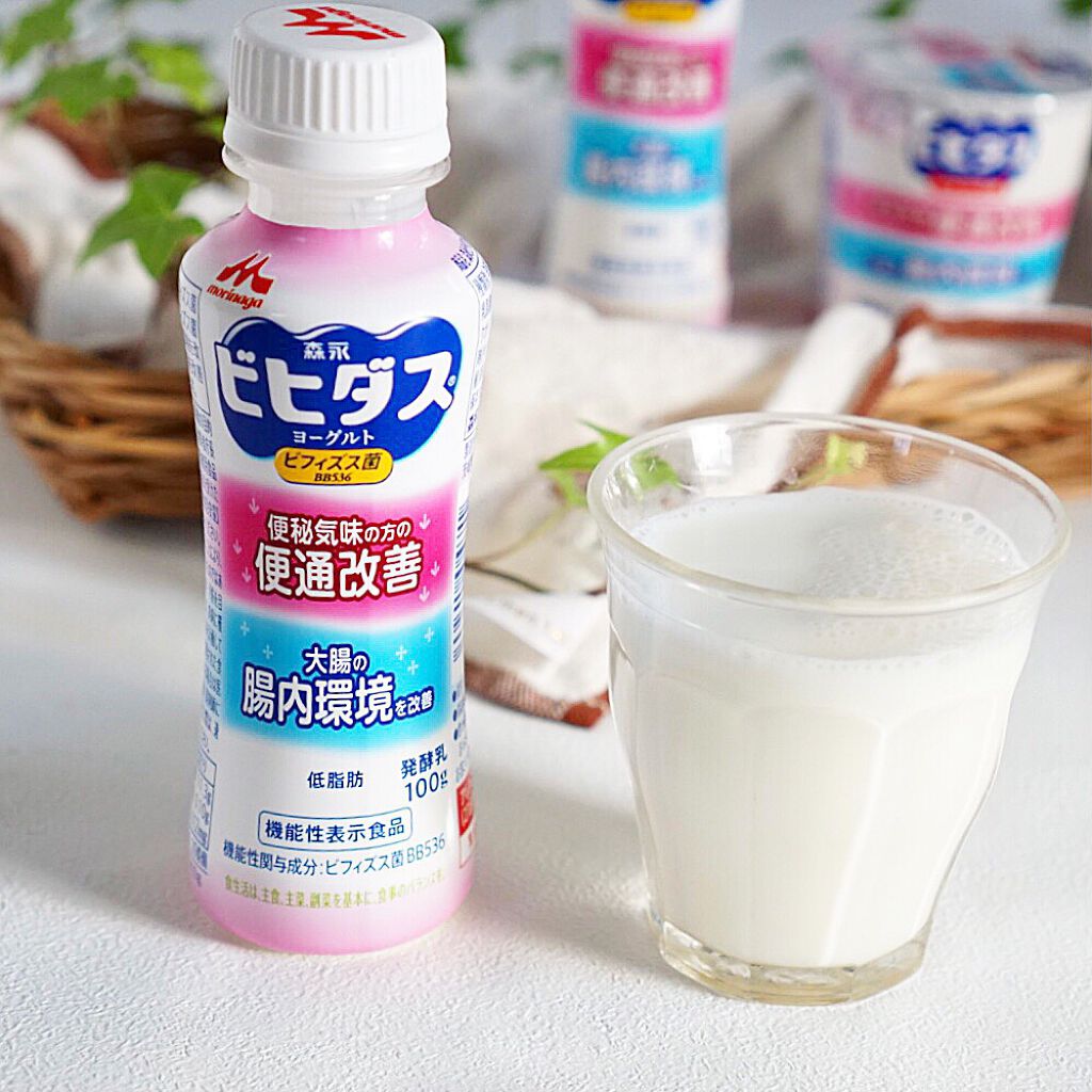 ビヒダスヨーグルト便通改善/ビヒダス/飲むヨーグルトを使ったクチコミ(4枚目)