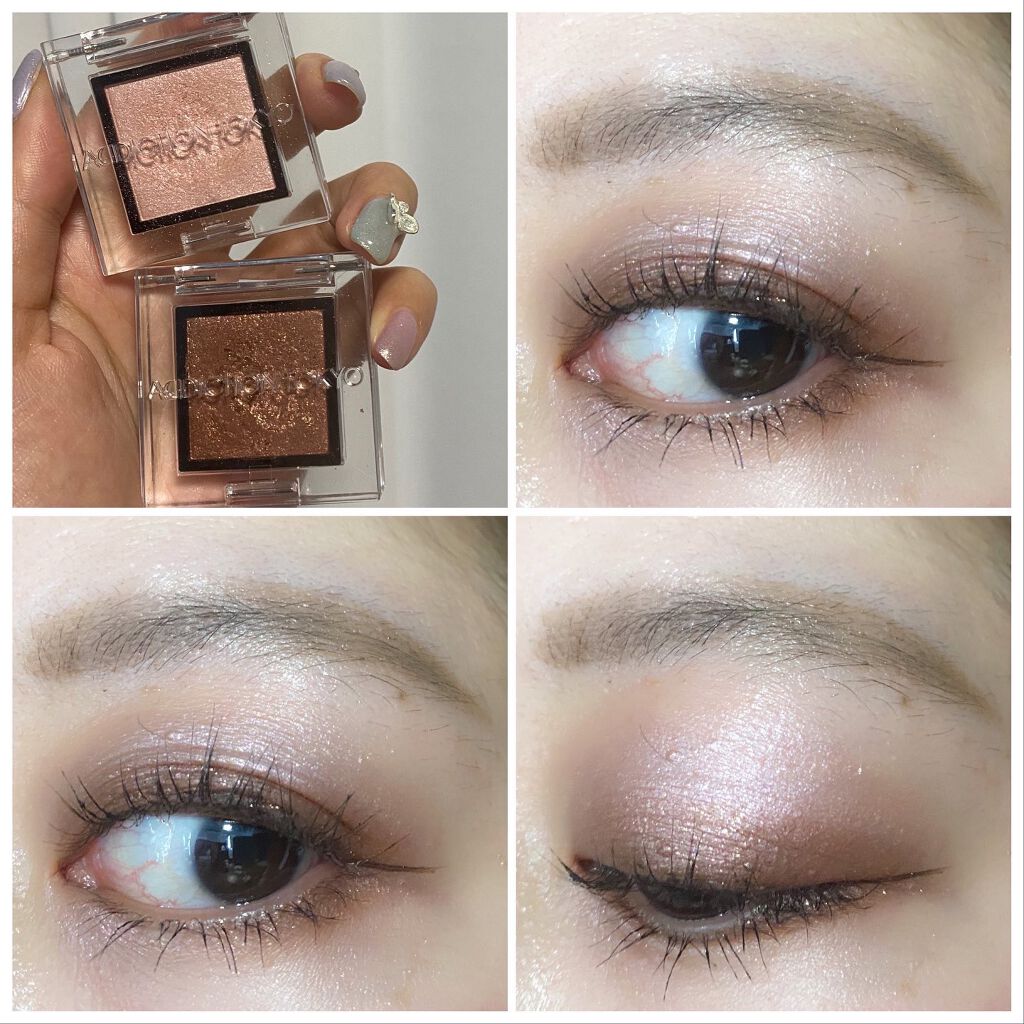 アディクション ザ アイシャドウ スパークル/ADDICTION/単色アイシャドウを使ったクチコミ(5枚目)