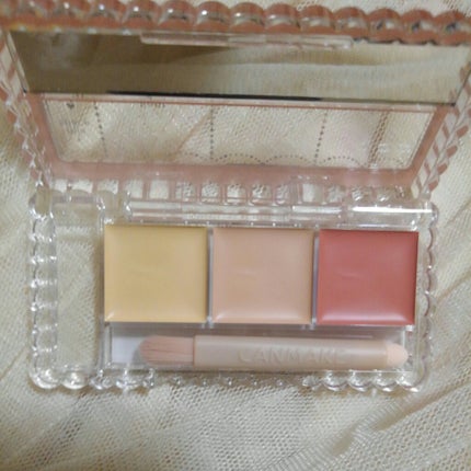 カラーミキシングコンシーラー/キャンメイク/パレットコンシーラーを使ったクチコミ(4枚目)