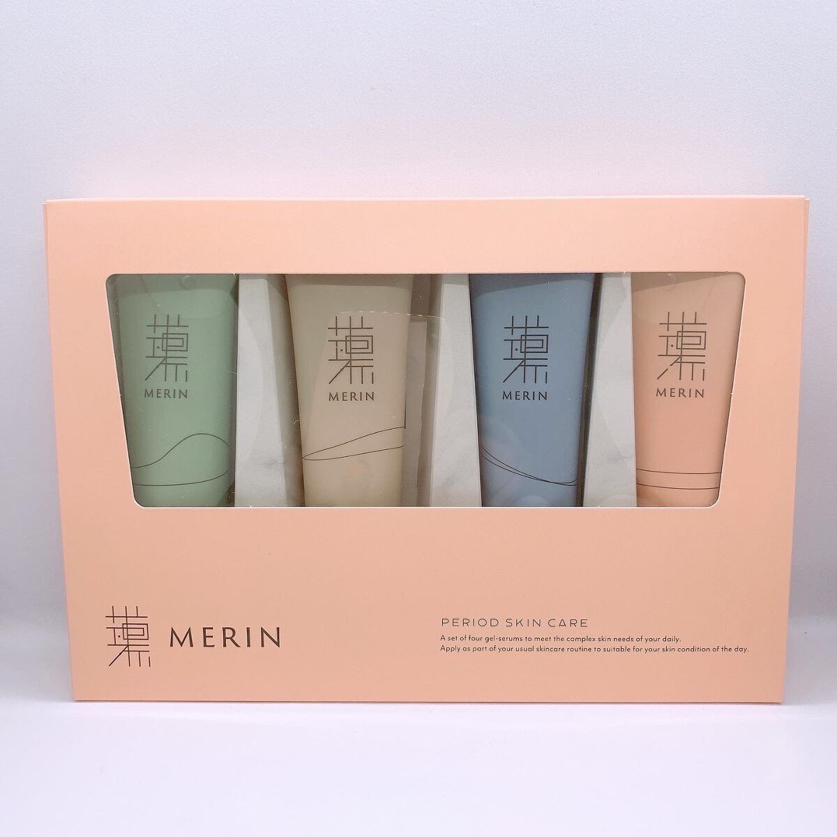 ピリオドスキンケア 美容ジェルクリーム マンスリーセット /MERIN/スキンケアキットを使ったクチコミ(1枚目)