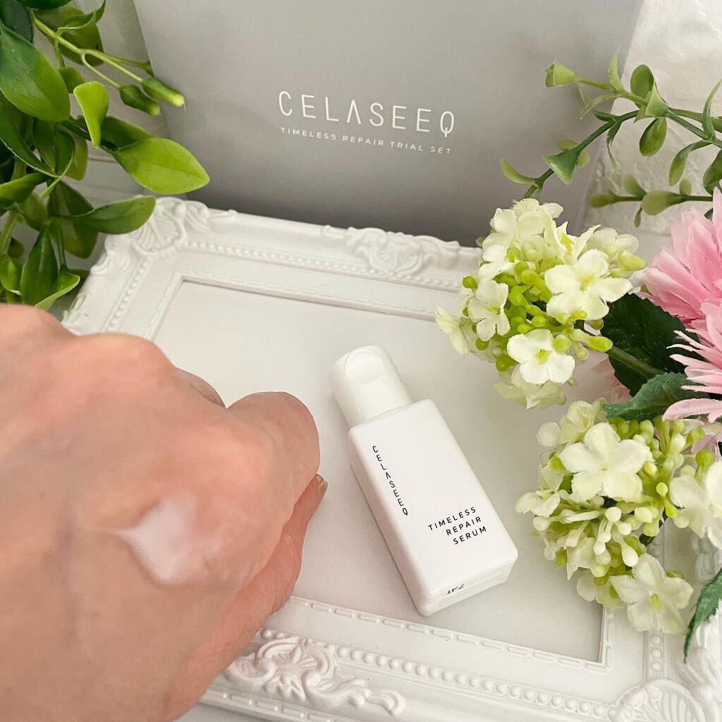 タイムレスリペア 未来肌おためしセット/CELASEEQ/スキンケアキットを使ったクチコミ（3枚目）