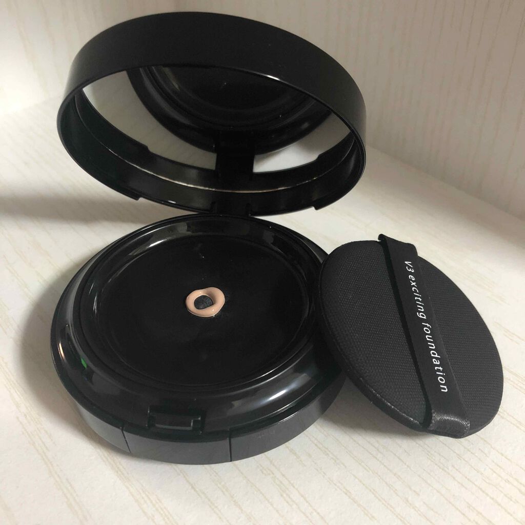 V3 エキサイティングファンデーション/SPICARE/クッションファンデーションを使ったクチコミ(2枚目)