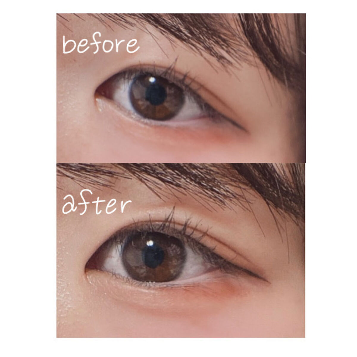 描くふたえアイライナー/CEZANNE/リキッドアイライナーを使ったクチコミ（3枚目）