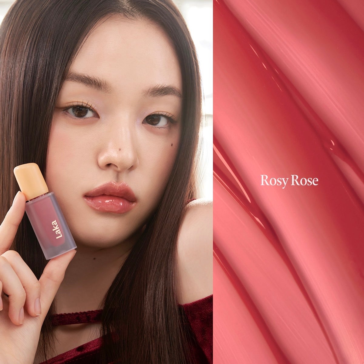 Lakaのフルーティーグラムティントから新ローズカラー登場の画像