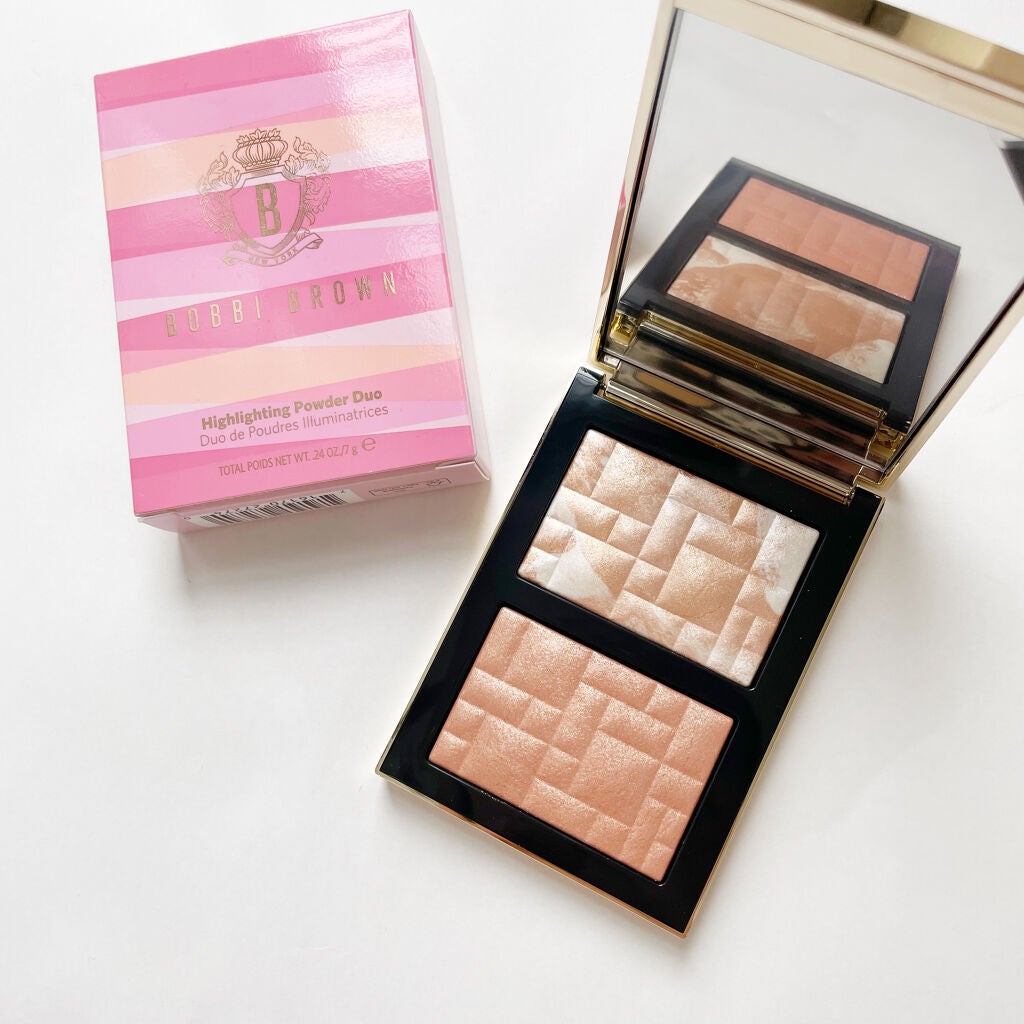ハイライティング パウダー デュオ(LOVES RADIANCE COLLECTION)/BOBBI BROWN/パウダーハイライトを使ったクチコミ(2枚目)