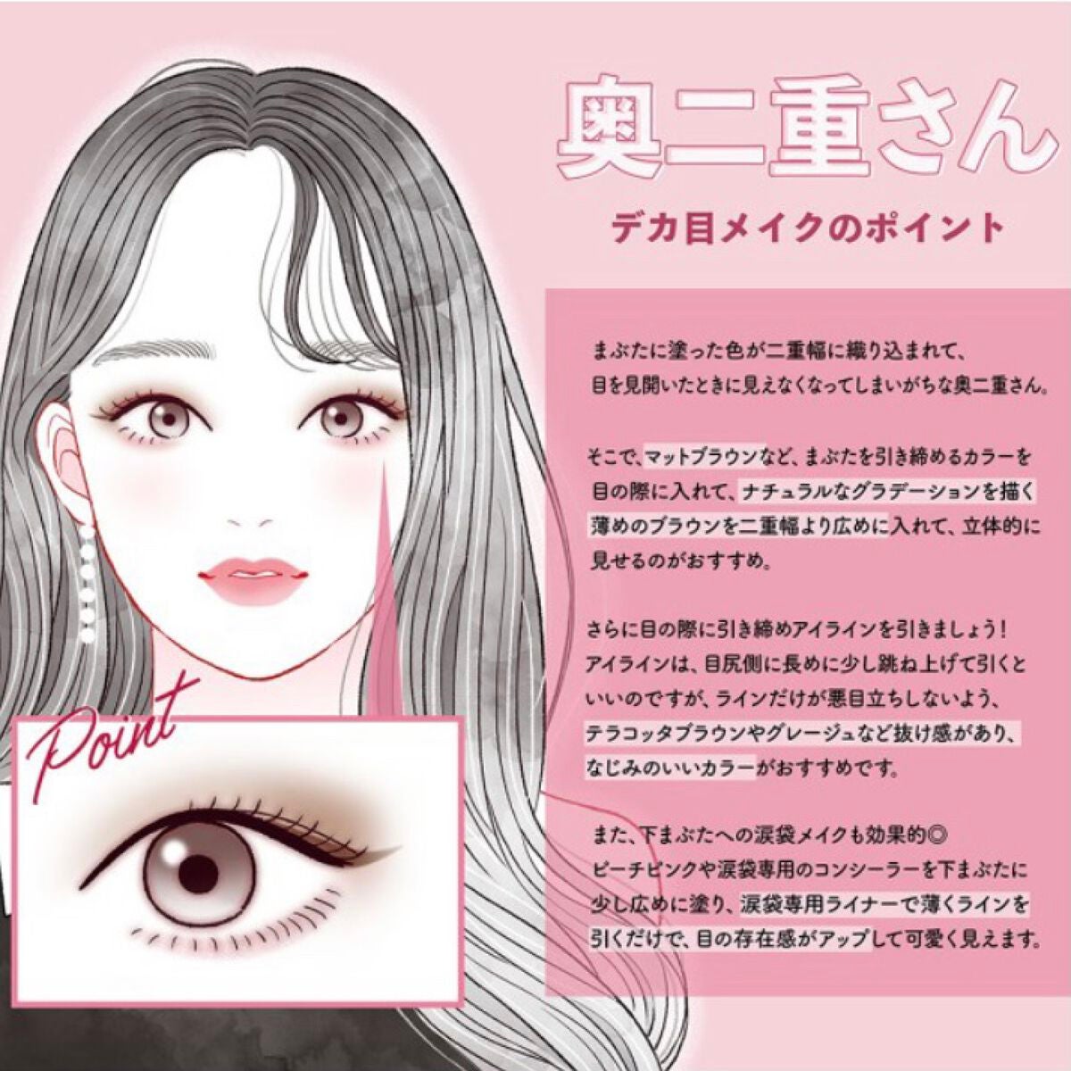 ゆきたん on LIPS 「[メモ!一重・二重・奥二重の"目の形"別でデカ目になれるメイク..」(6枚目)