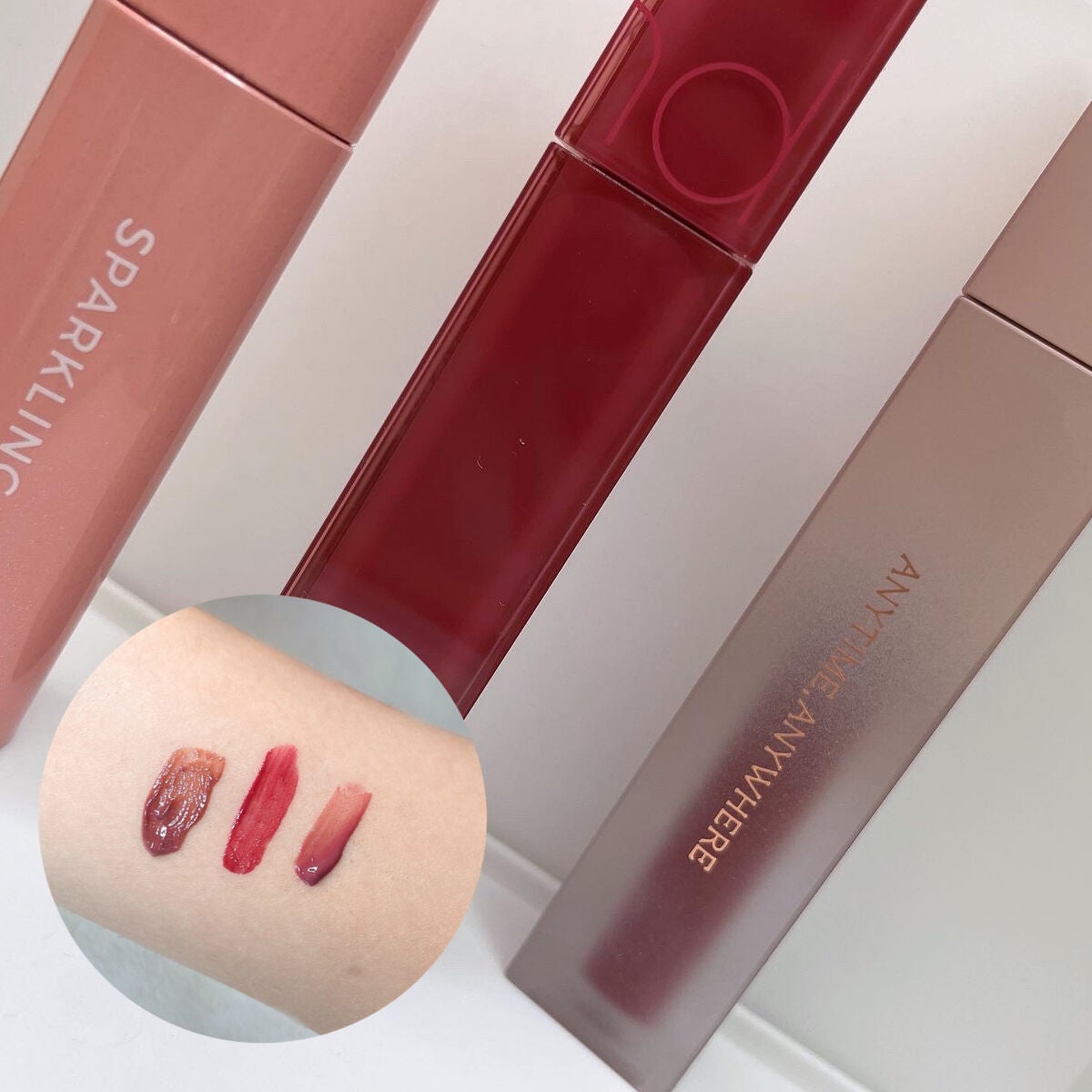 アピュー ジューシーパン スパークリングティント/A’pieu/口紅を使ったクチコミ(2枚目)