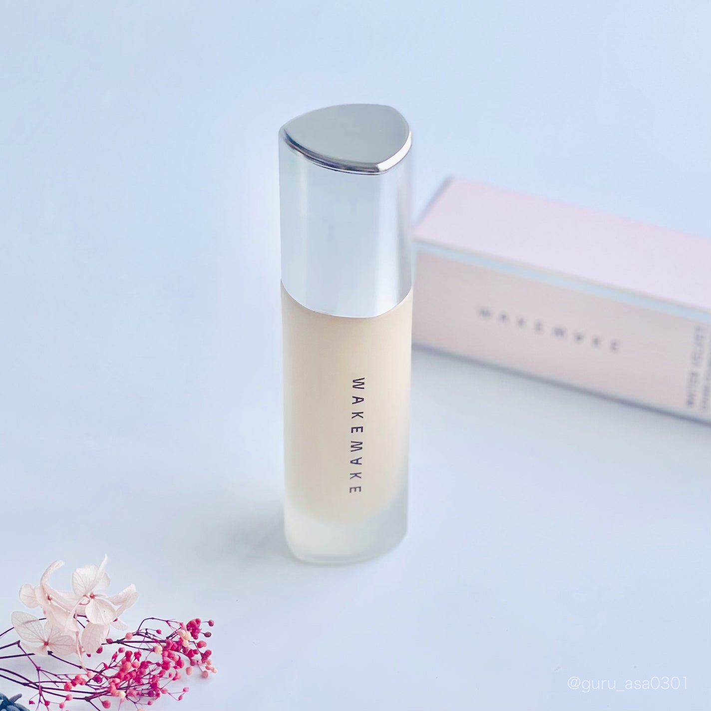 ウォーターベルベットカバーファンデーション/wakemake/リキッドファンデーションを使ったクチコミ(4枚目)