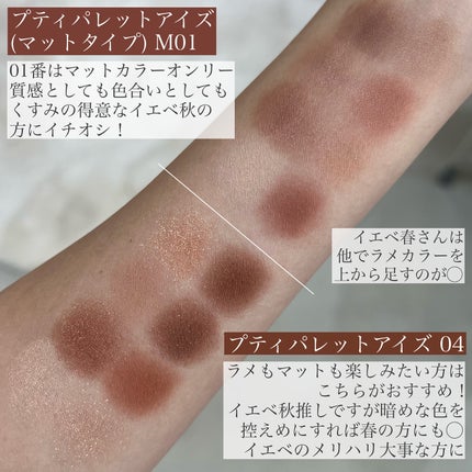 プティパレットアイズ/キャンメイク/パウダーアイシャドウを使ったクチコミ(4枚目)