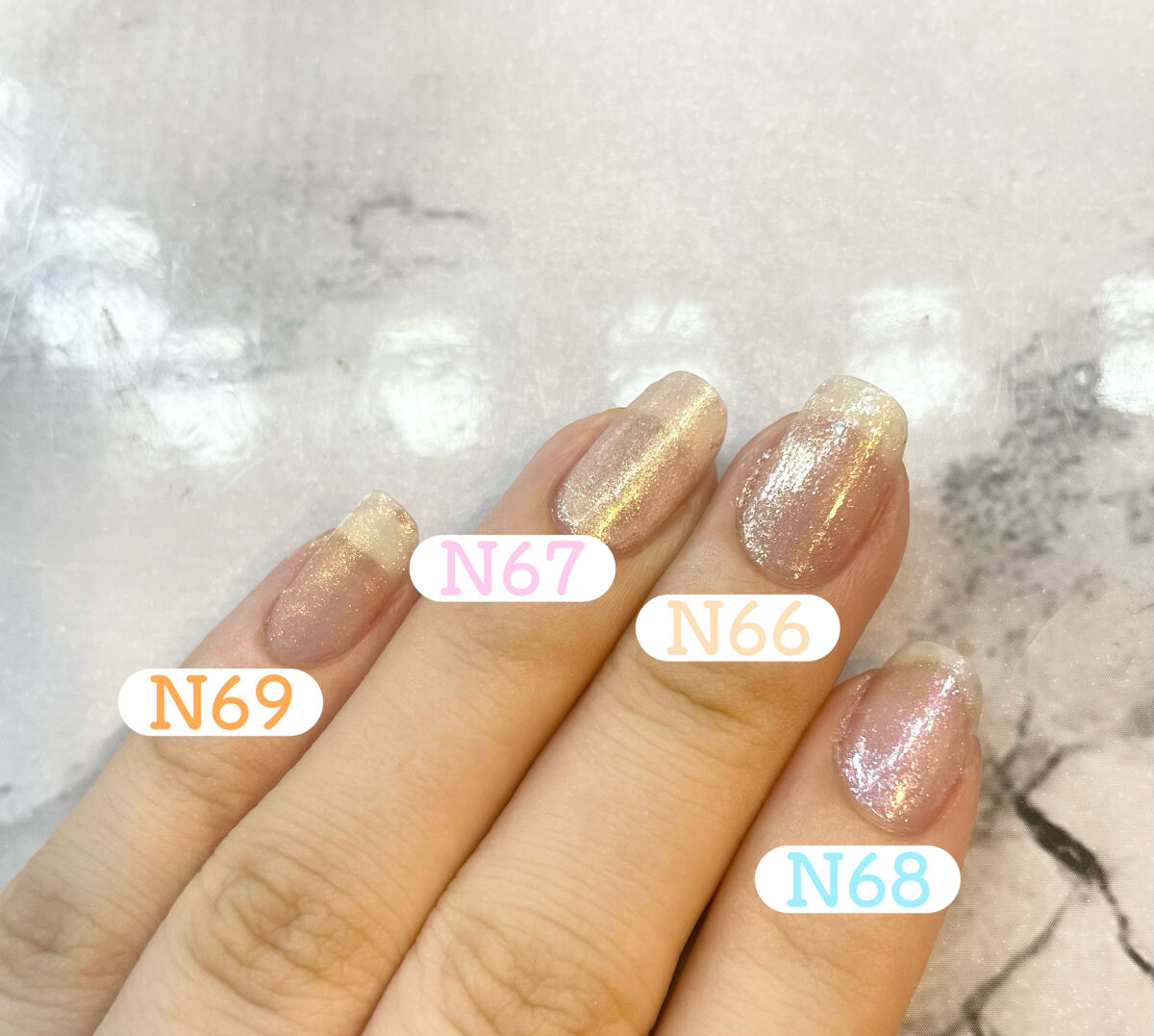 カラフルネイルズ/キャンメイク/マニキュアを使ったクチコミ（3枚目）