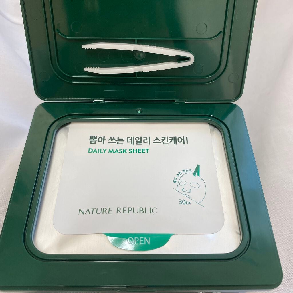 グリーンダーマCICA デイリーシートマスク/ネイチャーリパブリック/シートマスク・パックを使ったクチコミ(2枚目)