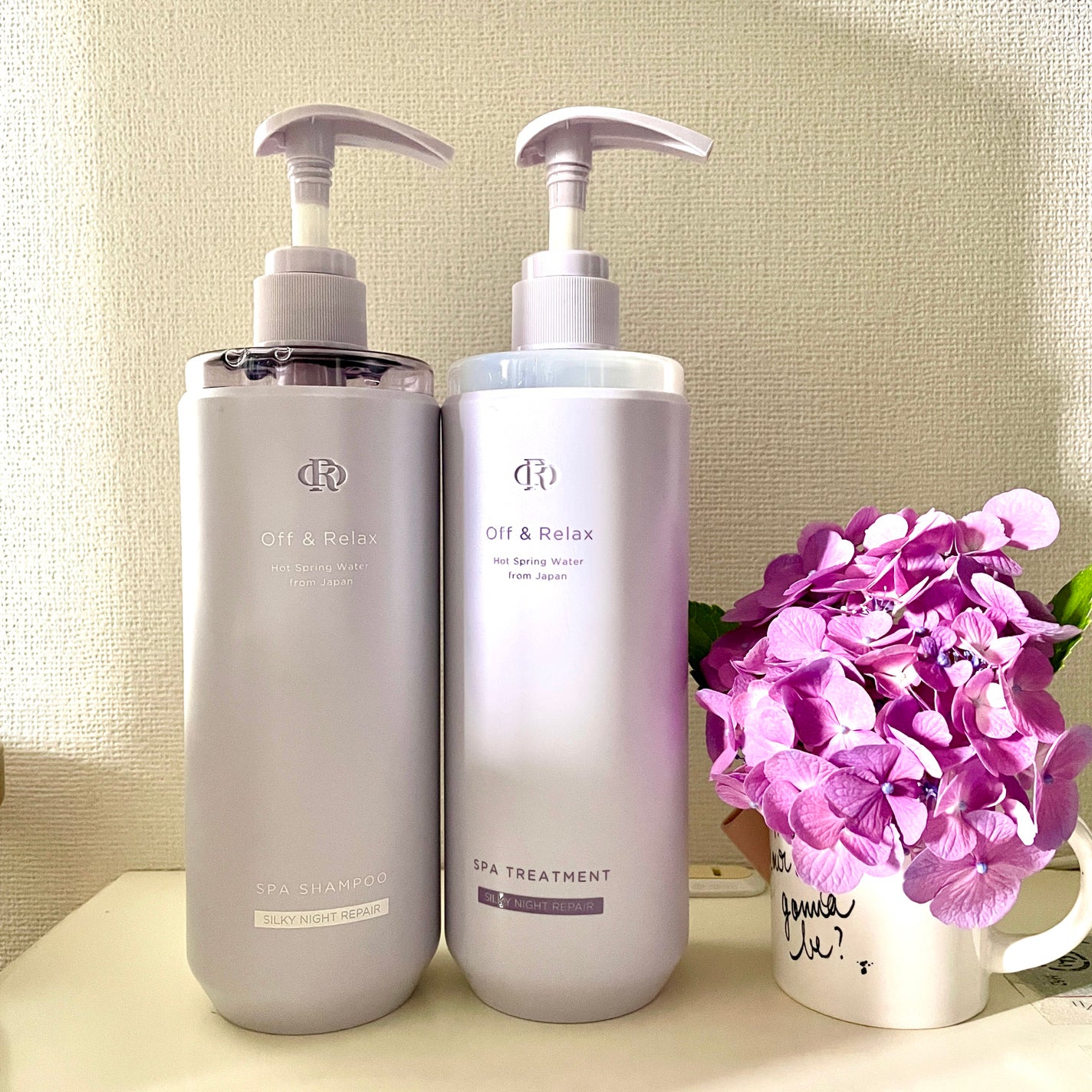 OR スパ・シャンプー/ヘアトリートメント シルキーナイトリペア/Off&Relax/市販シャンプーを使ったクチコミ(1枚目)
