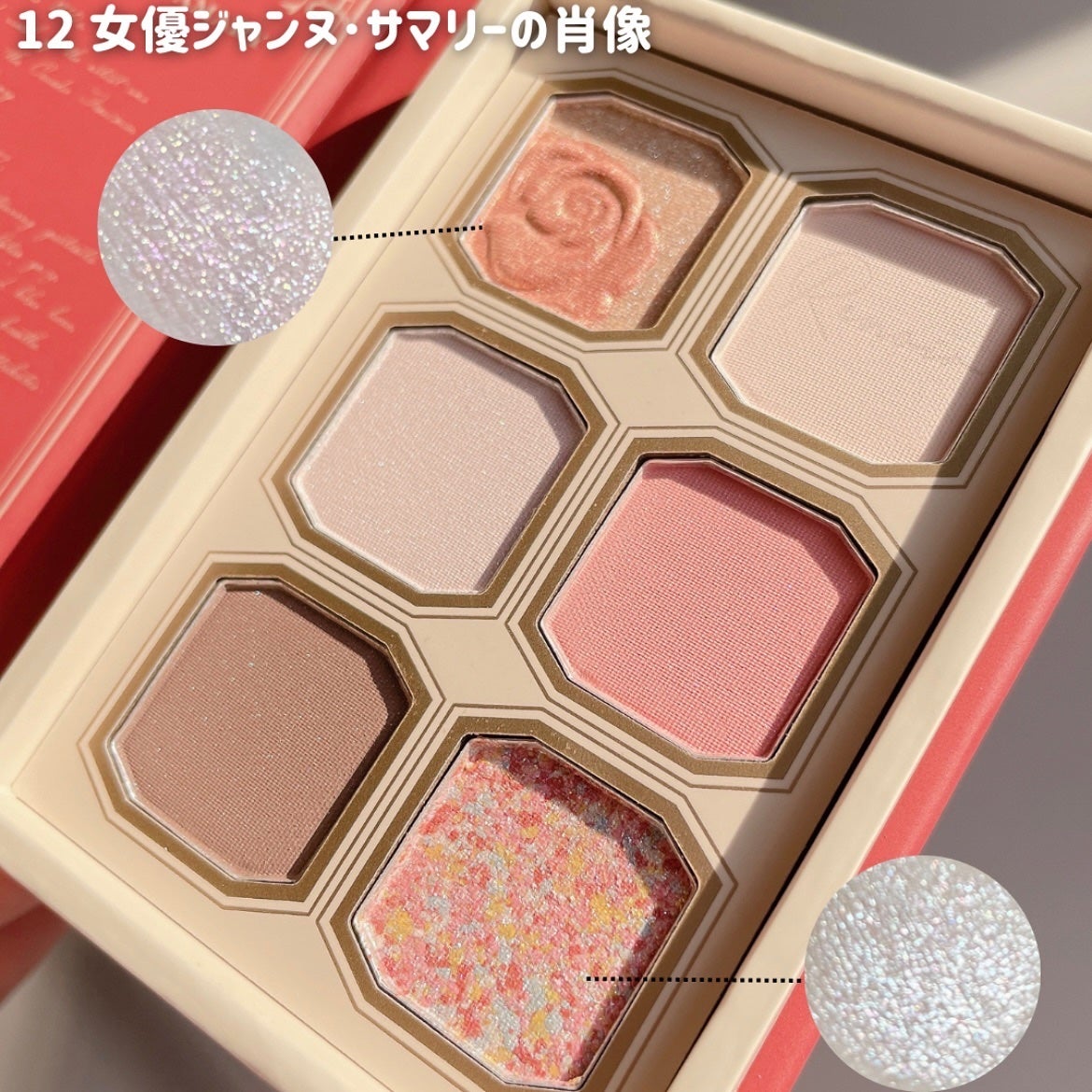 絵画アイシャドウパレット/MilleFée/アイシャドウパレットを使ったクチコミ(3枚目)