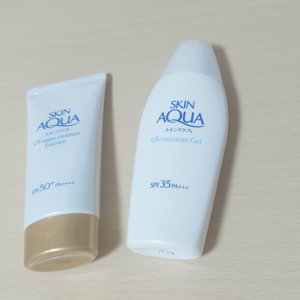 モイスチャージェル/スキンアクア/日焼け止めジェルを使ったクチコミ（1枚目）
