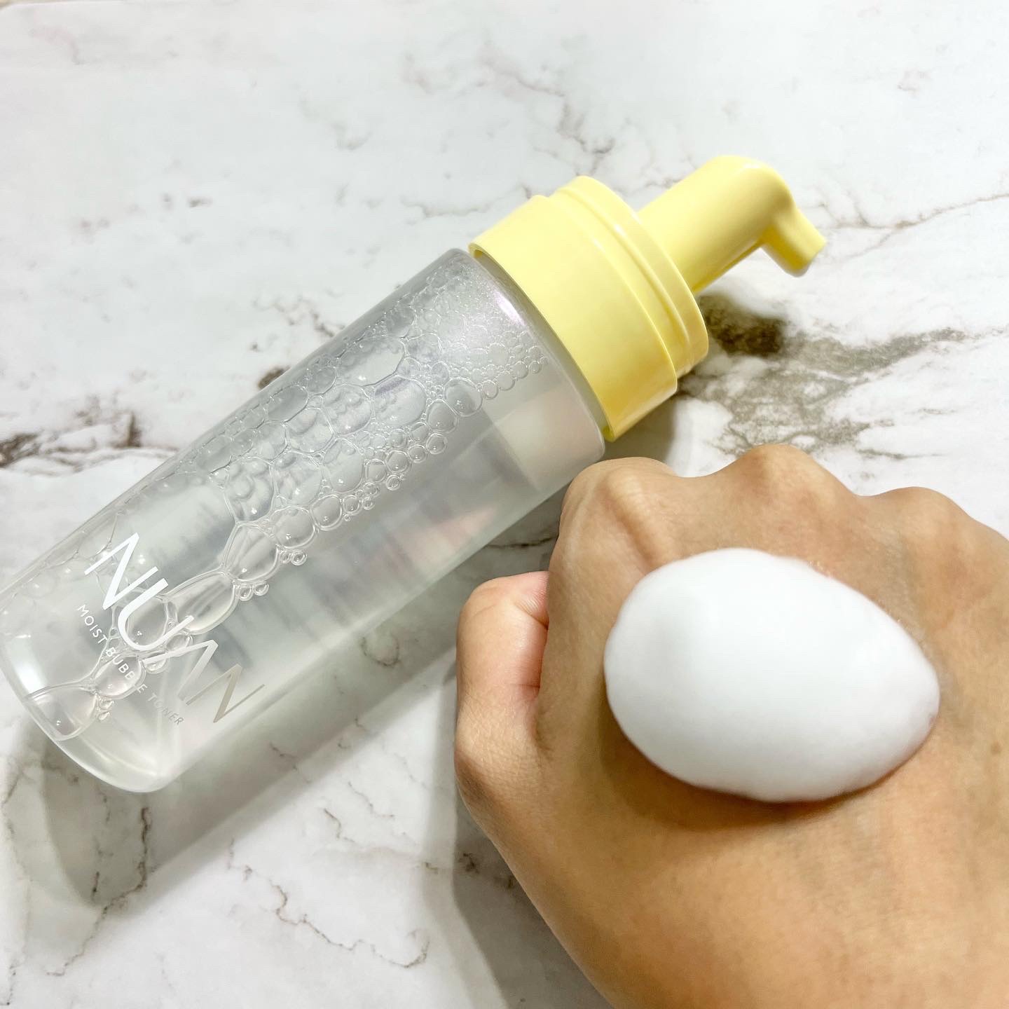 浸透バブル化粧水/NUAN/化粧水を使ったクチコミ（2枚目）