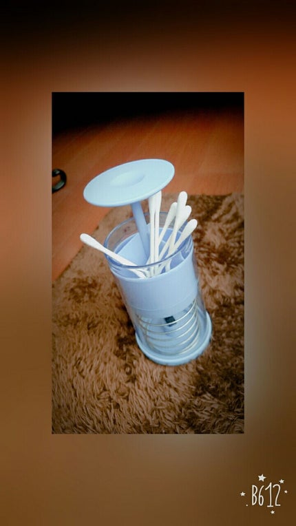 プッシュ式綿棒ケース/DAISO/その他を使ったクチコミ(2枚目)