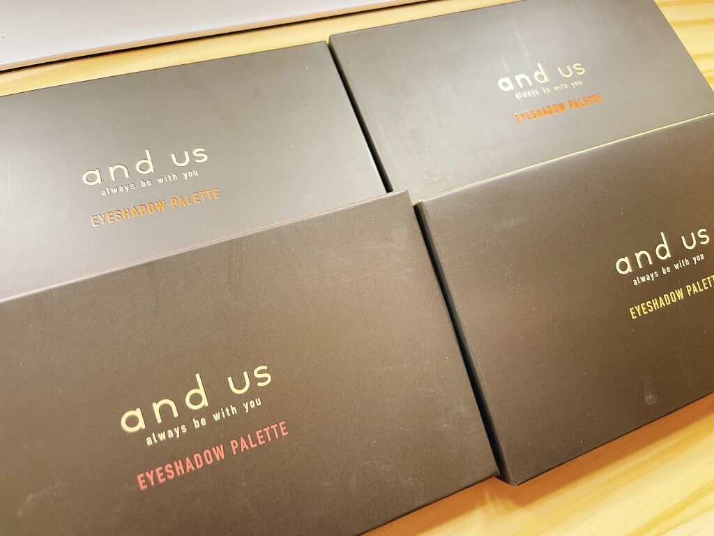 アイシャドウパレット/and us/アイシャドウパレットを使ったクチコミ（1枚目）