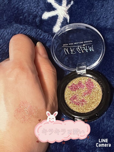 URGLAM　SPARKLE EYESHADOW/U R GLAM/単色アイシャドウを使ったクチコミ（2枚目）