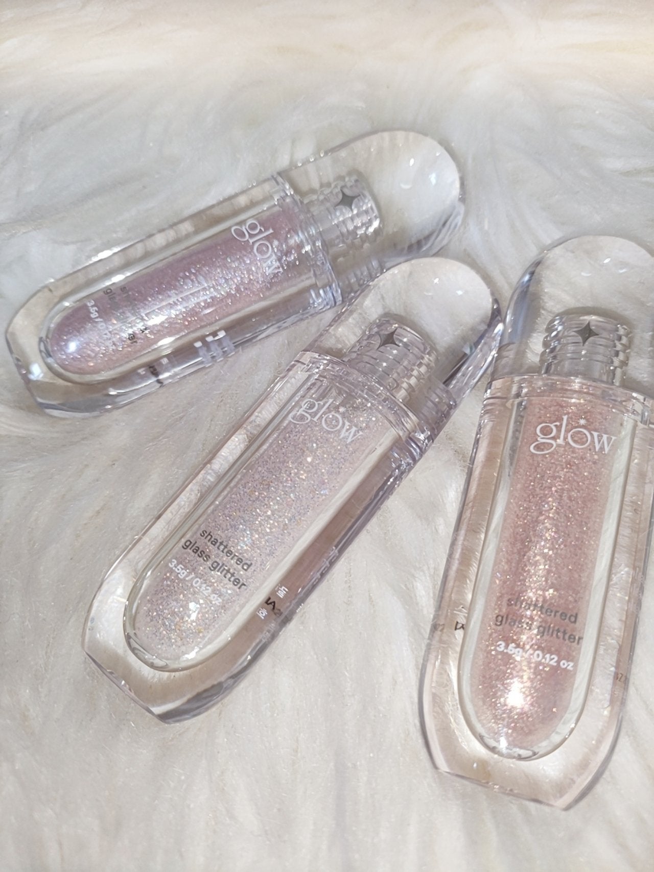グラスグリッター/glow/グリッターを使ったクチコミ(3枚目)