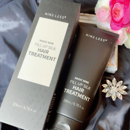 Magic Nine Fill Up Silk Hair Treatment/NINELESS/洗い流すヘアトリートメントを使ったクチコミ(2枚目)