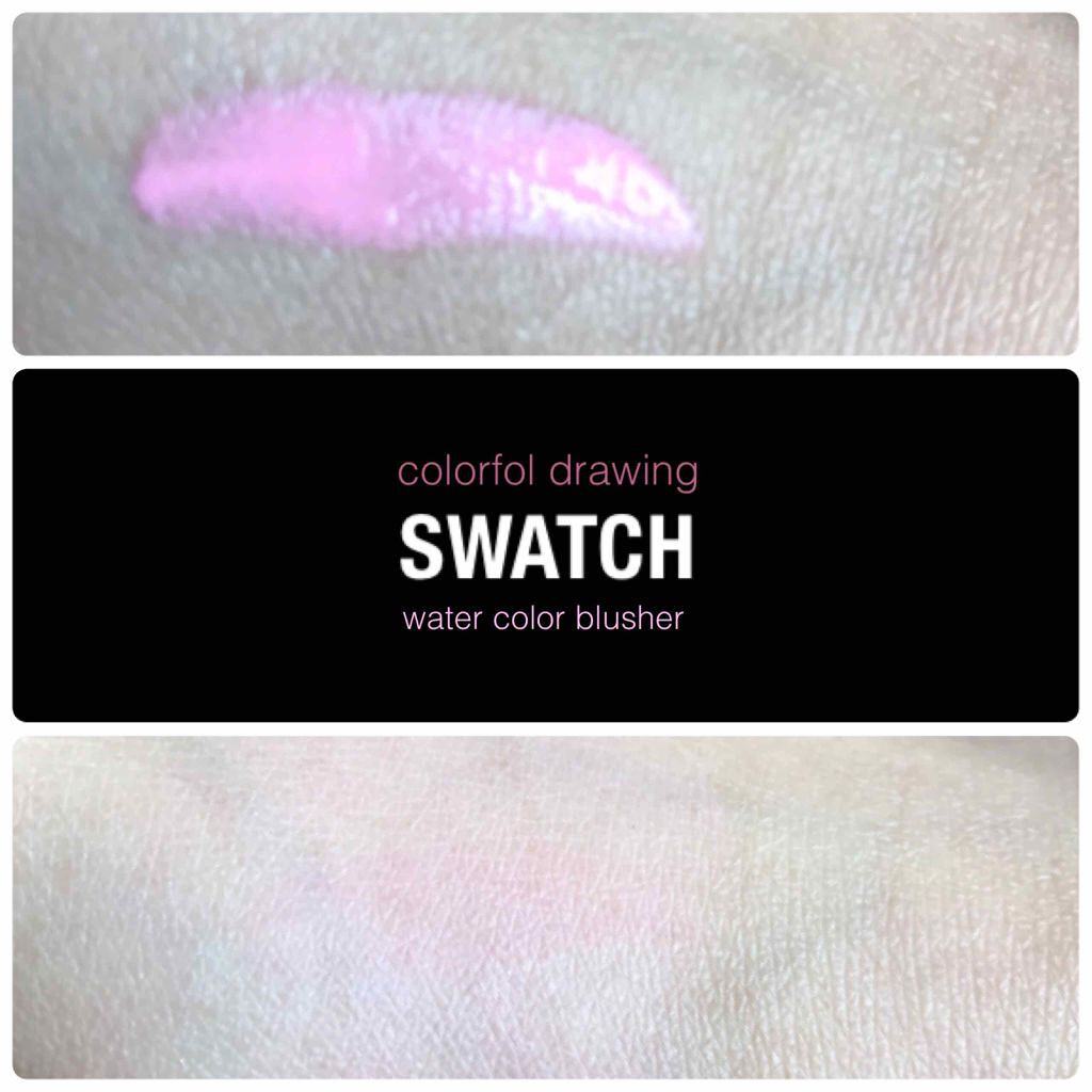 カラフルドローイング ウォーターカラーチーク/ETUDE/リキッドチークを使ったクチコミ（2枚目）