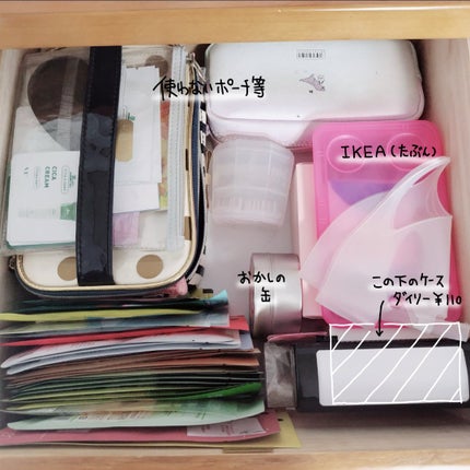 3段式クリアーケース/DAISO/その他化粧小物を使ったクチコミ(7枚目)