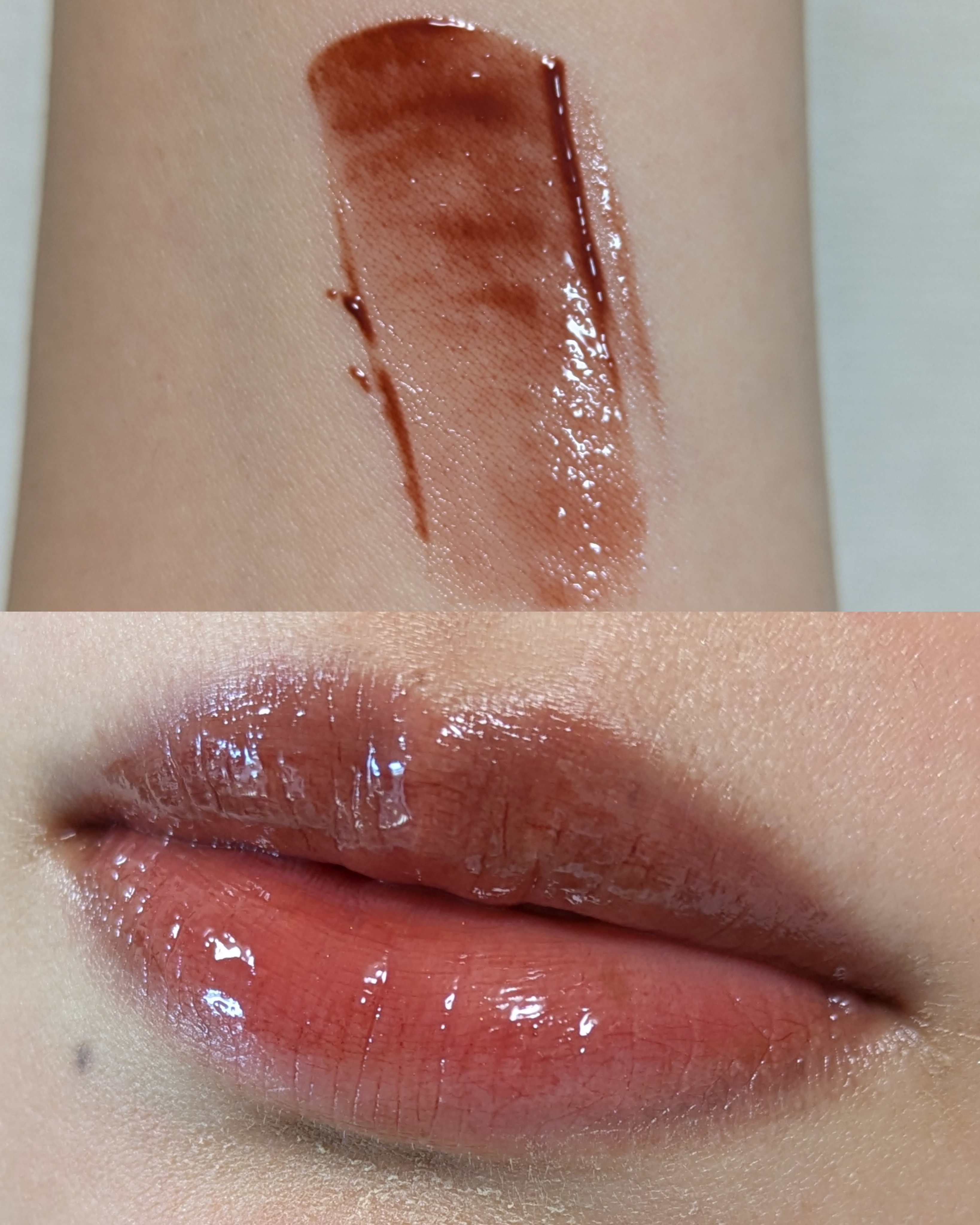 ロウグロウジェルティント/hince/リップティントを使ったクチコミ（2枚目）