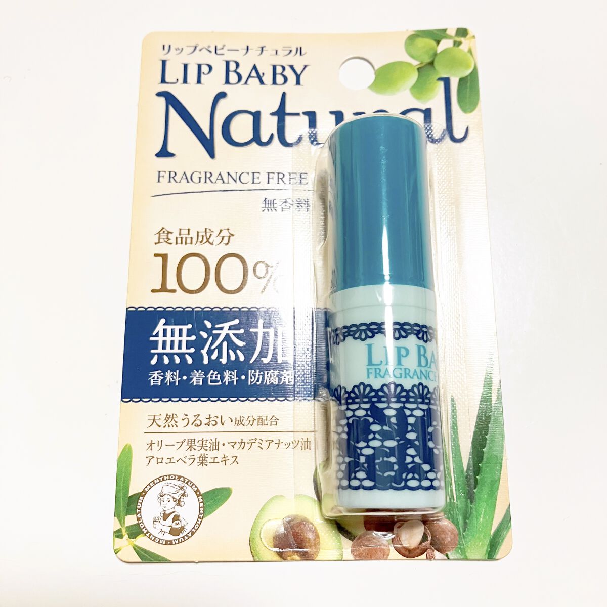 リップベビーナチュラル 無香料/メンソレータム/リップクリームを使ったクチコミ（1枚目）