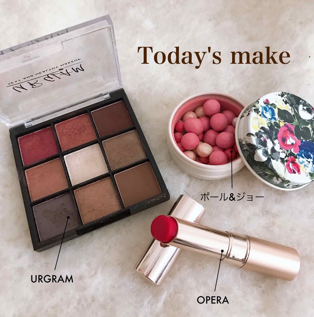 UR GLAM　BLOOMING EYE COLOR PALETTE/U R GLAM/アイシャドウパレットを使ったクチコミ（1枚目）