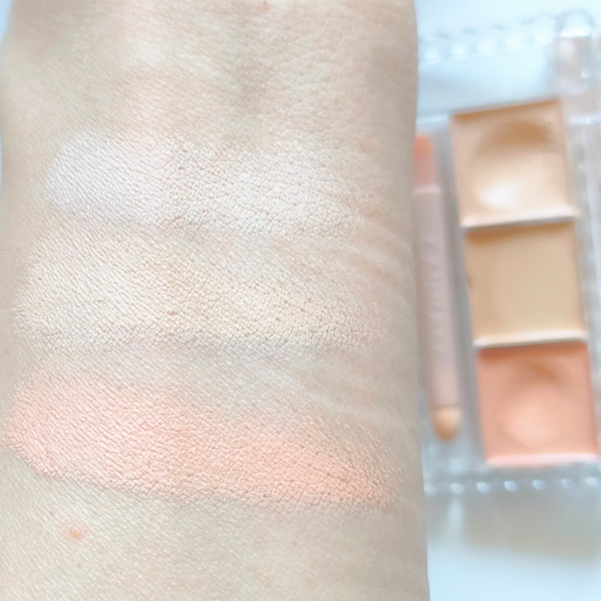 カラーミキシングコンシーラー 03 オレンジベージュ/キャンメイク/パレットコンシーラーを使ったクチコミ（3枚目）