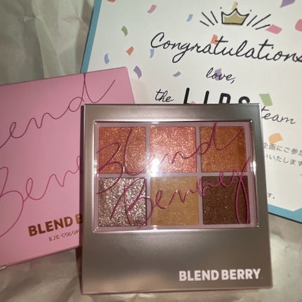 オーラクリエイション/BLEND BERRY/アイシャドウパレットを使ったクチコミ(1枚目)